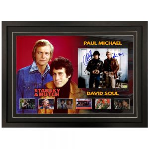 Paul Michael & David Soul - "Starsky & Hutch" Signed & Framed 8x10 Photograph (Celebrity Authentics COA)