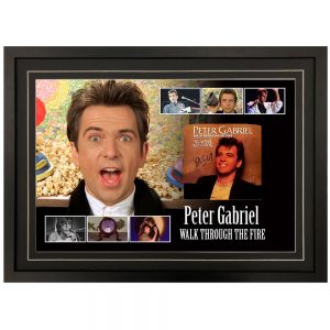 Music - Peter Gabriel - Walk Through The Fire Signed & Framed EP Vinyl Album Sleeve