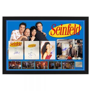 CAST SIGNED - Seinfeld TV Display collage (JSA, PSA, ACOA & Beckett)