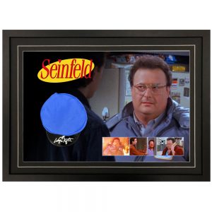 Wayne Knight - "Seinfeld" Signed & Framed Newman Mailman Hat (Beckett)
