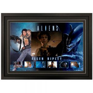 Sigourney Weaver - "ALIENS" Signed & Framed 8x10 Photo Display (JSA)