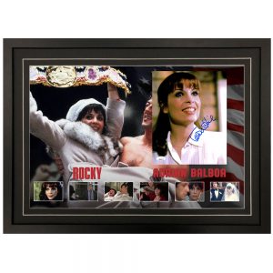 Talia Shire - "Rocky" Signed & Framed 8x10 Photo Display (JSA COA)