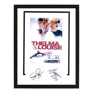 Thelma & Louise - Signed & Framed 8x10 Photo Display (ACOA COA)