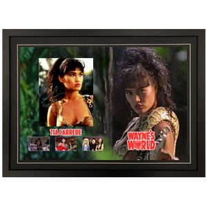 Tia Carrere - "Wayne's World" Signed & Framed 8x10 Photo Display
