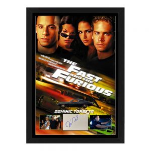 Vin Diesel "The Furious & The Furious" Signed & Framed 8x10 Photo Display (JSA)