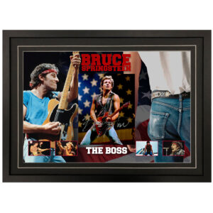 Bruce Springsteen - The Boss Signed & Framed 8x10 Photo Display