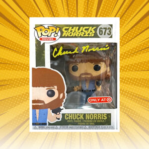 Chuck Norris - #673 Autographed Funko Pop! Vinyl