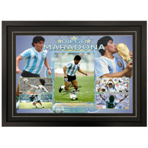 Diego Maradona - Argentina FC Signed & Framed 8x10 Photo Display