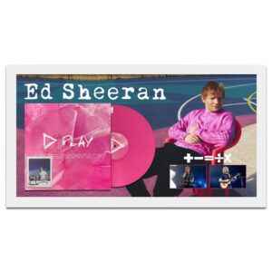 Music - Ed Sheeran Signed & Framed "Play" Vinyl Album