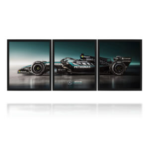 Formula 1 - Mercedes AMG F1 W17 Triple Framed Print