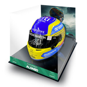 Formula 1 - Fernando Alonso Aston Martin Hand Signed Helmet