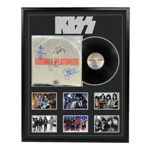 KISS - Double Platinum Signed & Framed Album Display