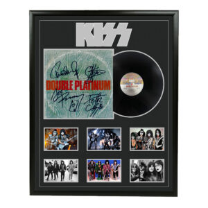 KISS - Double Platinum Signed & Framed Album Display
