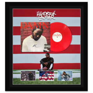 Kendrick Lamar - "DAMN" Signed & Framed Vinyl Album Cover (JSA)