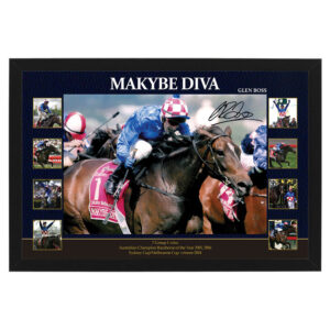 MAKYBE DIVA Glen Boss Signed & Framed 11x17 Display