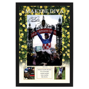 MAKYBE DIVA Glen Boss Signed & Framed 11x17 Display