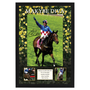 MAKYBE DIVA Glen Boss Signed & Framed 11x17 Display