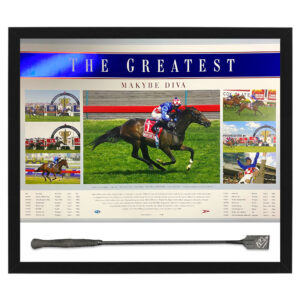 MAKYBE DIVA Glen Boss Signed & Framed Whip Display 2