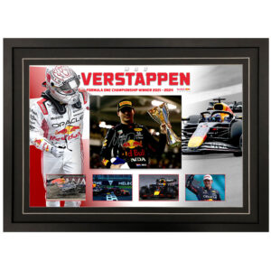 Formula 1 - Max Verstappen Signed & Framed Landscape 8x10 Photo Display