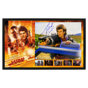 Mel Gibson - "Lethal Weapon" Signed & Framed Landscape 16x20 Photograph (Celebrity Authentics)