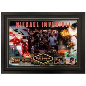 Michael Imperioli - "High Roller: The Stu Ungar Story" Signed & Framed 8x10 Photo Display