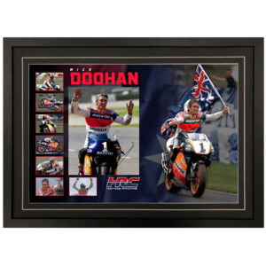 MotoGP - Mick Doohan Signed & Framed 8x10 Photo Display 2