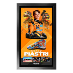 Formula 1 - Oscar Piastri Hand Signed Racing Shoe Display (JSA)