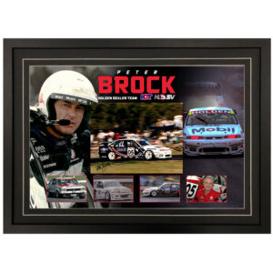 V8 Supercars - Peter Brock Signed & Framed 8x10 Holden Photo Display