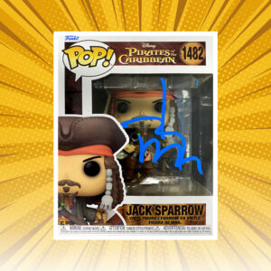 Johnny Depp - "Pirates of the Caribbean" #1482 Autographed Funko Pop! Vinyl (Beckett)