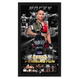 UFC - Raquel Pennington Signed & Framed UFC Glove (Beckett)