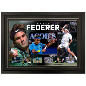 Tennis - Roger Federer Signed & Framed 8x10 Photo Display