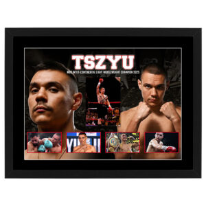 Tim Tszyu Signed & Framed 6×8 Photo Display