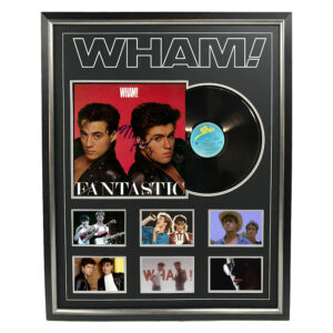 George Michael - WHAM! "Fantastic" Signed & Framed Album Cover Display