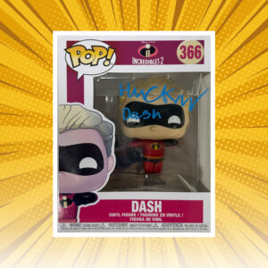 Huck Milner - "Dash" The Incredibles #366 Autographed Funko Pop! Vinyl