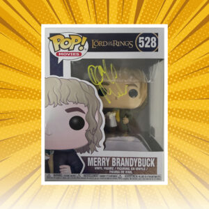 Dominic Monaghan - "Merry Brandybuck" The Lord of the Rings #528 Autographed Funko Pop! Vinyl