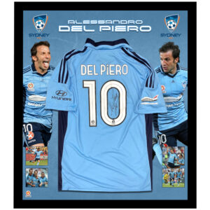 Soccer – Alessandro Del Piero Signed & Framed Sydney FC Jersey