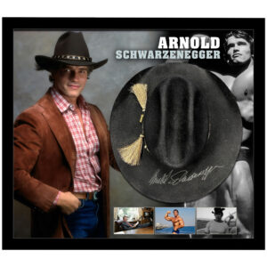 Arnold Schwarzenegger - Signed & Framed Cowboy Hat