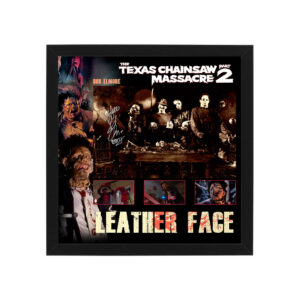 Bob Elmore - "Texas Chainsaw Massacre 2 - Leatherface" Signed & Framed Mini Movie Poster Display