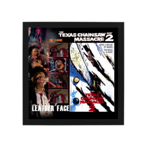 Bob Elmore - "Texas Chainsaw Massacre 2 - Leatherface" Signed & Framed Mini Movie Poster Display