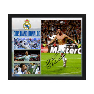 Cristiano Ronaldo - Real Madrid Signed & Framed 16x12 Photo Display
