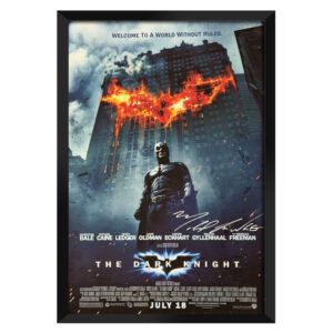 The Dark Knight – Michael Jai White Signed Canvas Movie Poster