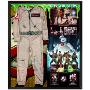 GHOSTBUSTERS – Ernie Hudson Signed & Framed Ghostbuster Suit