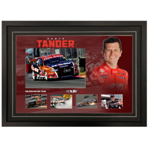 V8 Supercars - Garth Tander Signed & Framed 8x10 Photo Display