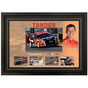 V8 Supercars - Garth Tander Signed & Framed 8x10 Photo Display