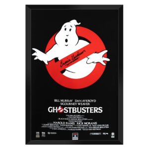 GHOSTBUSTERS – Ernie Hudson Signed Ghostbusters Canvas Movie Poster