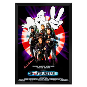 GHOSTBUSTERS – Ernie Hudson Signed Ghostbusters 2 Canvas Movie Poster