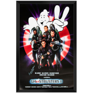 GHOSTBUSTERS – Ernie Hudson Signed Ghostbusters 2 Full Size Movie Poster