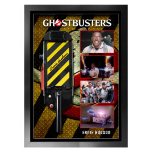 GHOSTBUSTERS – Ernie Hudson Signed & Framed Ghost Trap