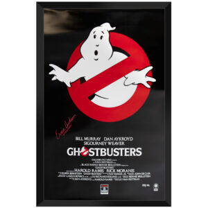 GHOSTBUSTERS – Ernie Hudson Signed Ghostbusters Full Size Movie Poster