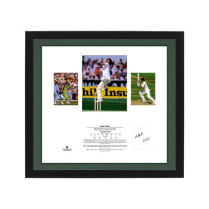 Cricket - Imran Khan Signed & Framed Lithograph